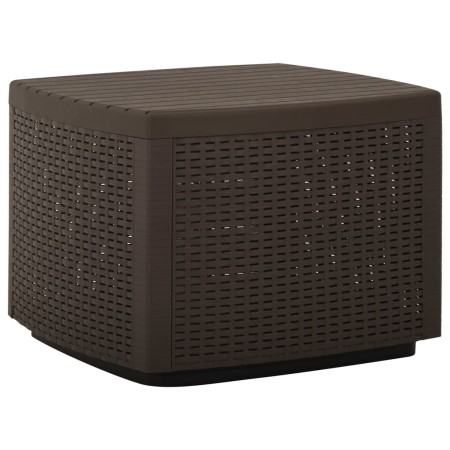 Plastic garden table in mocha color, 53x53x40 cm. by vidaXL, Garden tables - Ref: Foro24-315858, Price: 40,89 €, Discount: %