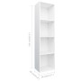 Bücherregal / TV-Möbel aus Sperrholz 36x30x143cm von vidaXL, Bücherregale und Regale - Ref: Foro24-800144, Preis: 61,41 €, Ra...