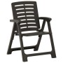 Garden chairs 2 units anthracite gray plastic by vidaXL, Garden chairs - Ref: Foro24-315838, Price: 80,99 €, Discount: %