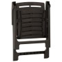 Garden chairs 2 units anthracite gray plastic by vidaXL, Garden chairs - Ref: Foro24-315838, Price: 80,99 €, Discount: %