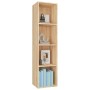 Oak plywood bookcase/TV cabinet 36x30x143 cm by vidaXL, Bookcases and shelves - Ref: Foro24-800147, Price: 61,99 €, Discount: %