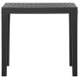 Mesa de jardín de plástico gris 79x65x72 cm de vidaXL, Mesas de jardín - Ref: Foro24-315843, Precio: 82,07 €, Descuento: %