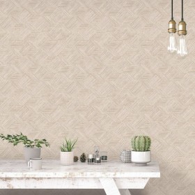 Noordwand Evergreen Wicker Natural Beige Wallpaper by Noordwand, Painted paper - Ref: Foro24-434283, Price: 34,99 €, Discount: %