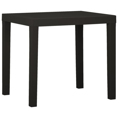 Mesa de jardín de plástico gris antracita 79x65x72 cm de vidaXL, Mesas de jardín - Ref: Foro24-315845, Precio: 72,09 €, Descu...