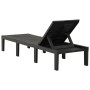 Anthracite gray plastic sun lounger by vidaXL, Loungers - Ref: Foro24-315827, Price: 111,90 €, Discount: %