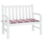 Garden bench cushion in red checkered Oxford fabric 100x50x3cm by , Cushions for chairs and sofas - Ref: Foro24-314078, Price...