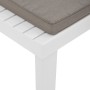 Silla de jardín con cojín plástico blanco de vidaXL, Sillas de jardín - Ref: Foro24-315846, Precio: 61,99 €, Descuento: %