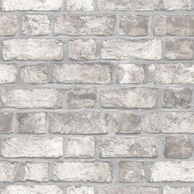 Homestyle Gray and Off-White Brick Wall Wallpaper by Noordwand, Painted paper - Ref: Foro24-434257, Price: 37,99 €, Discount: %