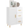 Glossy white plywood sideboard 69.5x34x90 cm by vidaXL, Sideboards - Ref: Foro24-812228, Price: 90,99 €, Discount: %