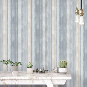 Evergreen Wallpaper Gradient Stripes blue by Noordwand, Painted paper - Ref: Foro24-434280, Price: 37,99 €, Discount: %