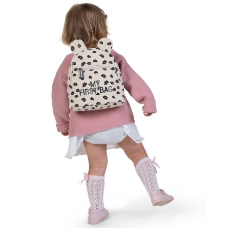 CHILDHOME Children's backpack My First Bag leopard canvas by CHILDHOME, Backpacks - Ref: Foro24-434196, Price: 27,42 €, Disco...