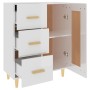 Glossy white plywood sideboard 69.5x34x90 cm by vidaXL, Sideboards - Ref: Foro24-812228, Price: 90,99 €, Discount: %