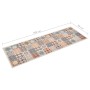 Colorful mosaic washable kitchen rug 60x300 cm by vidaXL, Doormats - Ref: Foro24-315984, Price: 50,40 €, Discount: %