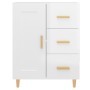 Glossy white plywood sideboard 69.5x34x90 cm by vidaXL, Sideboards - Ref: Foro24-812228, Price: 90,99 €, Discount: %