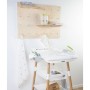 CHILDHOME Tablero de clavijas con estantes de pared natural 92x65x15cm de CHILDHOME, Estantes y estanterías - Ref: Foro24-434...