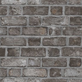 Homestyle Black and Gray Brick Wall Wallpaper by Noordwand, Painted paper - Ref: Foro24-434259, Price: 35,99 €, Discount: %