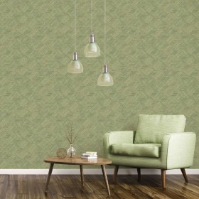 Evergreen Wallpaper Wicker Naturgrün von Noordwand, Bemaltes Papier - Ref: Foro24-434282, Preis: 32,99 €, Rabatt: %