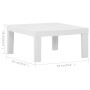 Set de muebles de jardín 2 piezas con cojines plástico blanco de vidaXL, Conjuntos de jardín - Ref: Foro24-315852, Precio: 15...