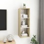 Mueble TV pared madera contrachapada blanco roble 37x37x107 cm de vidaXL, Muebles TV - Ref: Foro24-805485, Precio: 47,99 €, D...