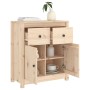 Aparador de madera maciza de pino 70x35x80 cm de vidaXL, Aparadores - Ref: Foro24-813749, Precio: 93,39 €, Descuento: %