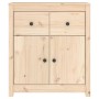 Aparador de madera maciza de pino 70x35x80 cm de vidaXL, Aparadores - Ref: Foro24-813749, Precio: 93,39 €, Descuento: %