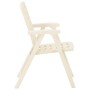 Garden chairs, 4 units, white plastic by vidaXL, Garden chairs - Ref: Foro24-315839, Price: 143,99 €, Discount: %