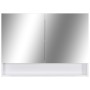 Armario de baño con espejo MDF blanco 80x15x60 cm de vidaXL, Tocadores de baño - Ref: Foro24-323604, Precio: 121,17 €, Descue...