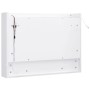 Armario de baño con espejo MDF blanco 80x15x60 cm de vidaXL, Tocadores de baño - Ref: Foro24-323604, Precio: 121,17 €, Descue...