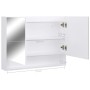 Armario de baño con espejo MDF blanco 80x15x60 cm de vidaXL, Tocadores de baño - Ref: Foro24-323604, Precio: 121,17 €, Descue...