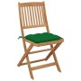 2 pcs folding garden chairs and solid acacia wood cushions by vidaXL, Garden chairs - Ref: Foro24-3064664, Price: 107,99 €, D...