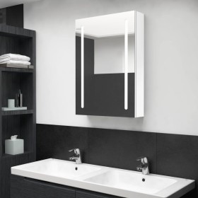 Bathroom cabinet with bright white LED mirror 50x13x70 cm by vidaXL, bathroom vanities - Ref: Foro24-326501, Price: 112,99 €,...