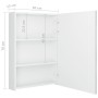 Badezimmerschrank mit hellem LED-Spiegel 50x13x70 cm von vidaXL, Badezimmerwaschtische - Ref: Foro24-326501, Preis: 112,94 €,...