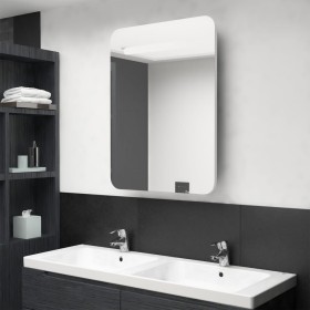 Bright White LED Mirror Bathroom Cabinet 60x11x80 cm by vidaXL, bathroom vanities - Ref: Foro24-326509, Price: 147,99 €, Disc...