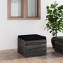 Garden pallet ottoman with pine wood cushion by vidaXL, Modular outdoor sofas - Ref: Foro24-3061702, Price: 76,97 €, Discount: %