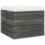 Pallet ottoman for garden with pine wood cushion by vidaXL, Modular outdoor sofas - Ref: Foro24-3061697, Price: 76,97 €, Disc...