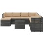 Garden pallet furniture 9 pieces cushions solid pine wood by vidaXL, Garden sets - Ref: Foro24-3062070, Price: 835,86 €, Disc...