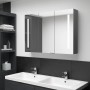 Mueble de baño con espejo LED 89x14x62 cm de vidaXL, Tocadores de baño - Ref: Foro24-326527, Precio: 154,01 €, Descuento: %