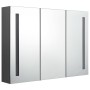 Mueble de baño con espejo LED 89x14x62 cm de vidaXL, Tocadores de baño - Ref: Foro24-326527, Precio: 154,01 €, Descuento: %