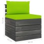 Pallet garden furniture 6 pieces with pine wood cushions by vidaXL, Garden sets - Ref: Foro24-3061934, Price: 473,99 €, Disco...