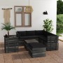 Pallet furniture for garden 8 pcs solid pine wood cushions by vidaXL, Garden sets - Ref: Foro24-3062038, Price: 700,34 €, Dis...