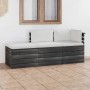 Pallet garden furniture 3 pieces with solid pine wood cushions by vidaXL, Garden sets - Ref: Foro24-3061769, Price: 252,67 €,...