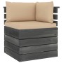 Garden pallet furniture 6 pieces cushions solid pine wood by vidaXL, Garden sets - Ref: Foro24-3061866, Price: 488,48 €, Disc...