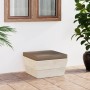 Garden pallet ottoman with impregnated fir wood cushion by vidaXL, Modular outdoor sofas - Ref: Foro24-3063380, Price: 60,55 ...