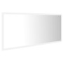 Espejo de baño LED acrílico blanco 100x8,5x37 cm de vidaXL, Tocadores de baño - Ref: Foro24-804940, Precio: 46,92 €, Descuent...