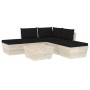 6-piece pallet garden furniture and fir wood cushions by vidaXL, Garden sets - Ref: Foro24-3063499, Price: 429,66 €, Discount: %