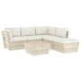 Garden furniture made of 6 pallet pieces and fir wood cushions. by vidaXL, Garden sets - Ref: Foro24-3063554, Price: 437,99 €...