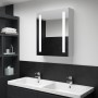 Mueble de baño con espejo LED 50x13x70 cm de vidaXL, Tocadores de baño - Ref: Foro24-285117, Precio: 117,30 €, Descuento: %