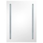 Mueble de baño con espejo LED 50x13x70 cm de vidaXL, Tocadores de baño - Ref: Foro24-285117, Precio: 123,88 €, Descuento: %