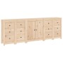 Aparador de madera maciza de pino 230x35x80 cm de vidaXL, Aparadores - Ref: Foro24-3114084, Precio: 380,11 €, Descuento: %