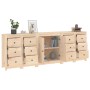 Aparador de madera maciza de pino 230x35x80 cm de vidaXL, Aparadores - Ref: Foro24-3114084, Precio: 380,11 €, Descuento: %